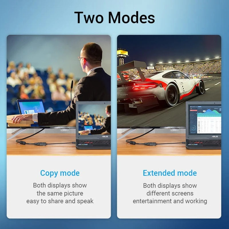 Перехідник HDMI M -> VGA F, 1080P 60Hz, 3,5мм Micro USB (F) powered, кабель 0,15м Vention чорний Вінниця - фото 6