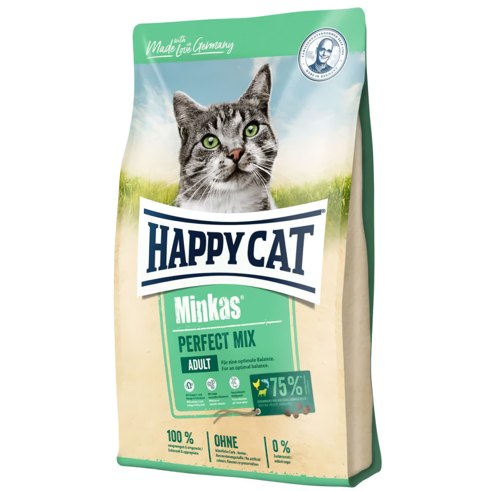 Happy Cat Minkas Perfect Mix корм для кішок (птиця, ягня, риба), 10 кг Вінниця - фото 1