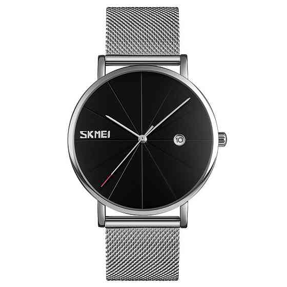 Оригинальные мужские часы Skmei 9183 Tiger Silver black Винница