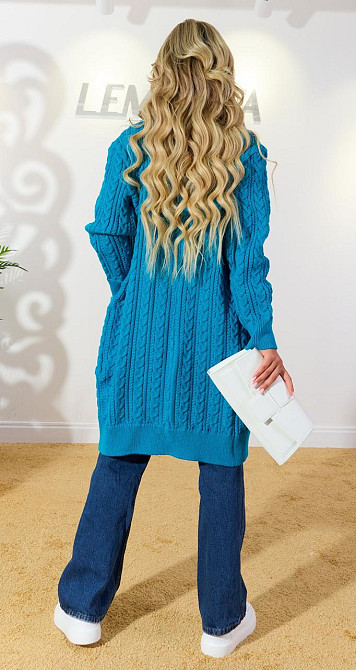 Кардиган мелкие косы (46-48) Киев - изображение 5