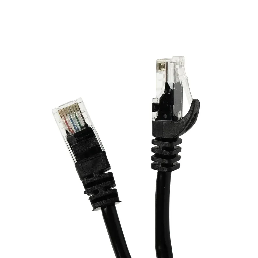 Патч-корд мережевий гігабітний Trinix UTP, RJ-45, CAT.5 3m Black (73-00624) Київ - фото 7
