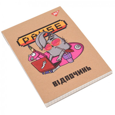 Блокнот Yes Urban animals В6 80 листов клетка (151997) Винница - изображение 2