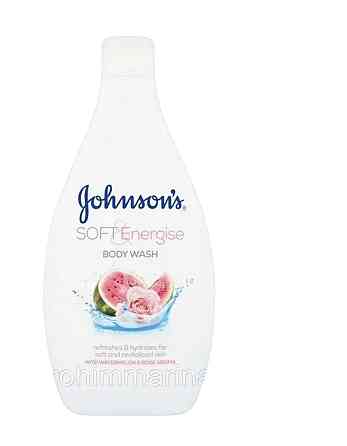Гель д/душа Johnson soft energise body wash, арбуз и роза, 400 мл Виноградов