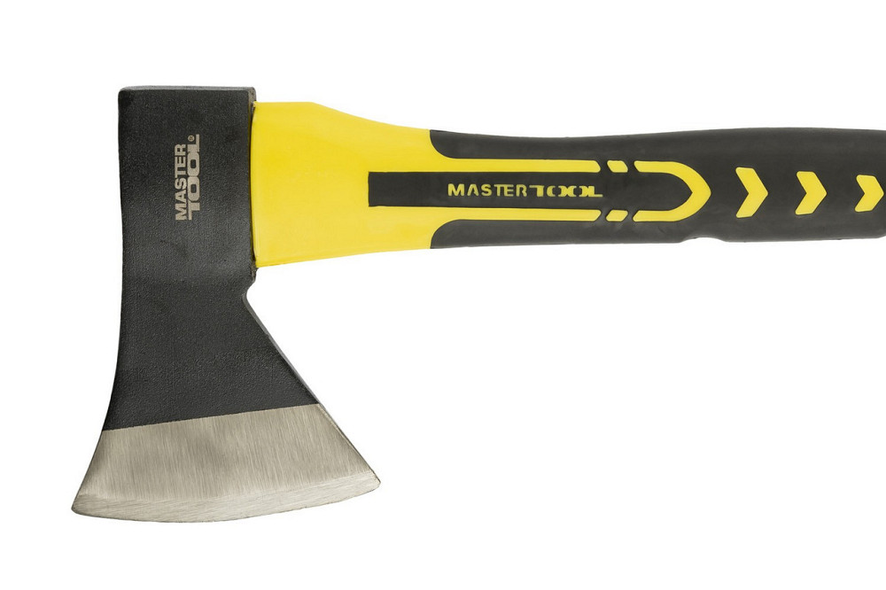 Топор MASTERTOOL 600 г HRC 50 рукоятка фибергласовая 390 мм 05-0201 Ровно - изображение 9