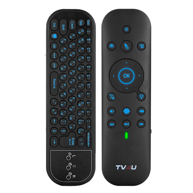 Аеропульт G60s Pro BT 5.0 з гіроскопом, клавіатурою, підсвіткою та мікрофоном Київ - фото 7