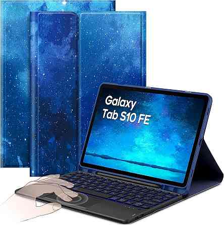 Протиударний чохол-книжка CACOE на Samsung Galaxy Tab S10 Lite 10.9 inch/S10 FE/S9 FE/ S9 11 Inch 2023 (SM-X710/SM-X716B/SM-X718U) Дніпро