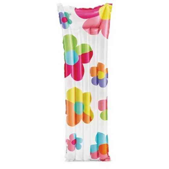 Матрац надувний пляжний "Квіти" 59720-7, 183 x 69 см Вінниця