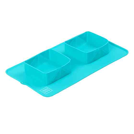 Миска складана WAUDOG Silicone,385х230х50 мм блакитний Київ