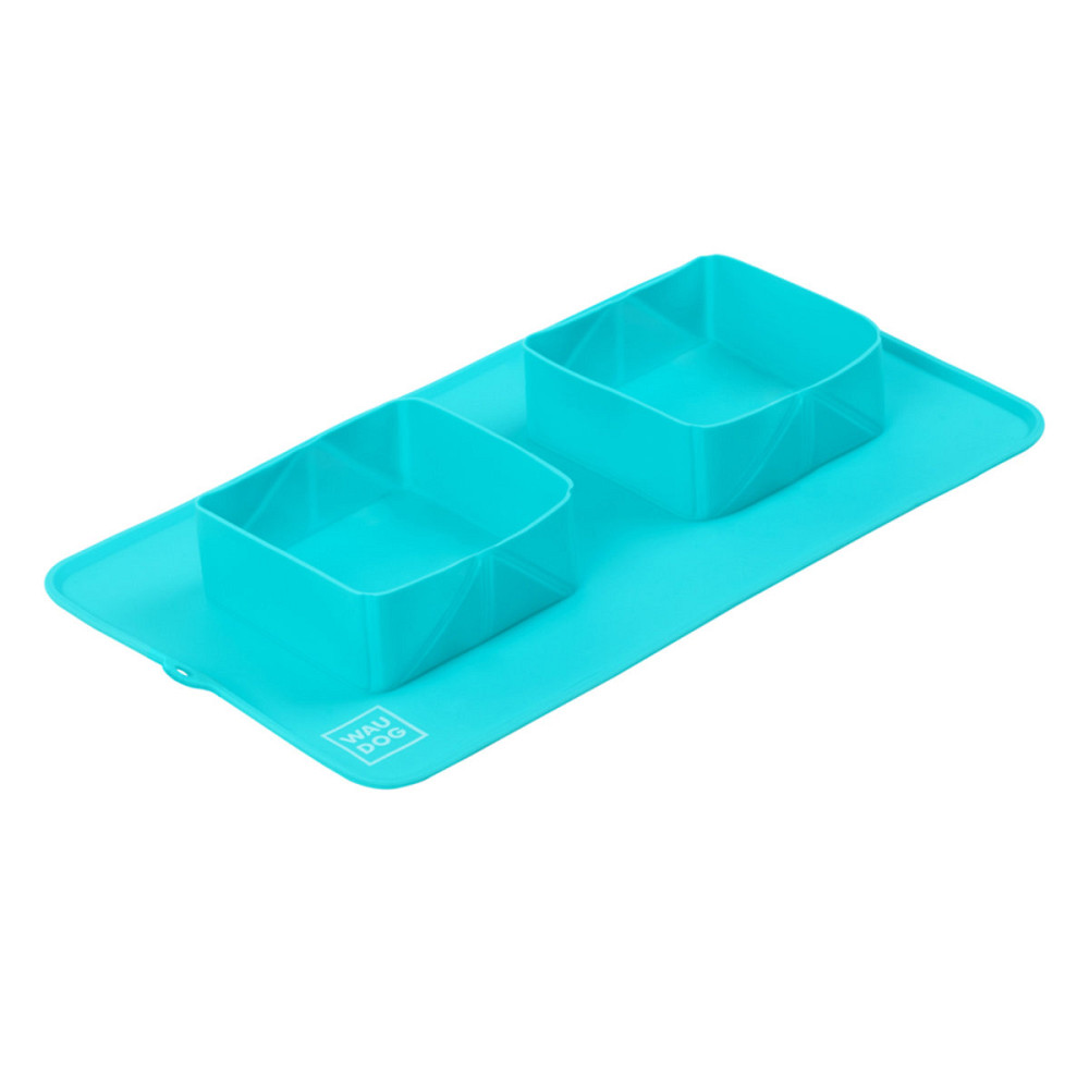 Миска складана WAUDOG Silicone,385х230х50 мм блакитний Київ - фото 3
