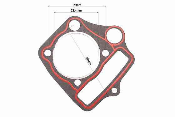 Прокладка головки циліндра 125cc-52,4 мм Киев