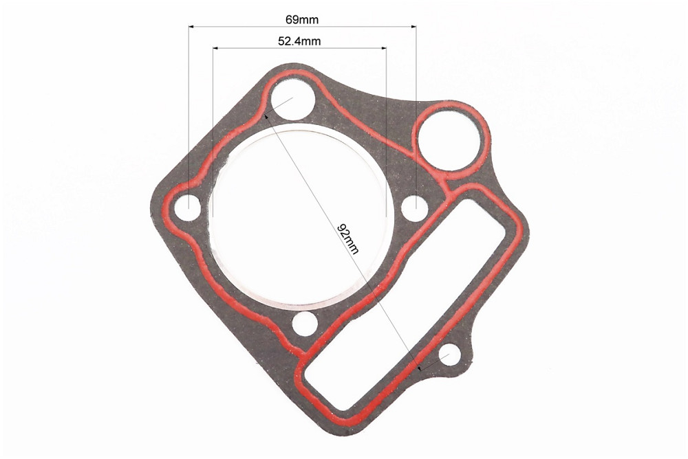 Прокладка головки циліндра 125cc-52,4 мм Київ - фото 2