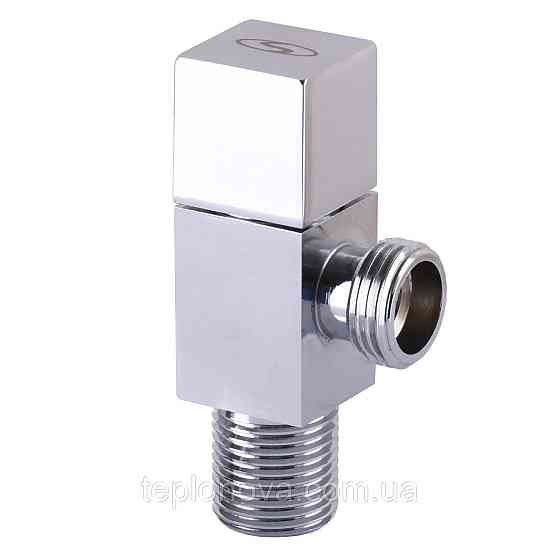 Кран напівобертовий кутовий SOLOMON 1/2"х1/2" CUBE 7078 Чернівці