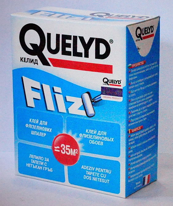 Клей обойный Quelyd ФЛИЗ для флизелина Павлоград - изображение 1