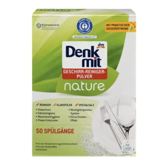 Бесфосфатный порошок Денкмит Натуре для посудомоечных машин Denkmit Nature Geschirr - reiniger 1 кг  Львов