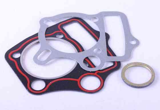 Прокладки цилиндра + кольцо глушителя на мопед Актив/Дельта/Альфа, пара Мукачево