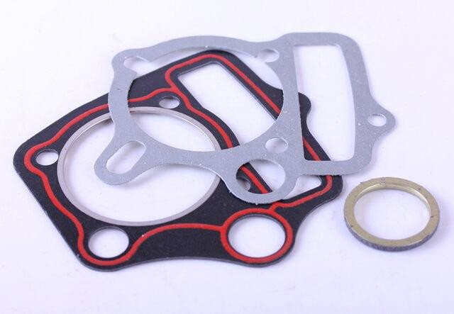 Прокладки циліндра + кільце глушника на мопед Актив/Дельта/Альфа, к-т 2 шт. Мукачево - фото 1