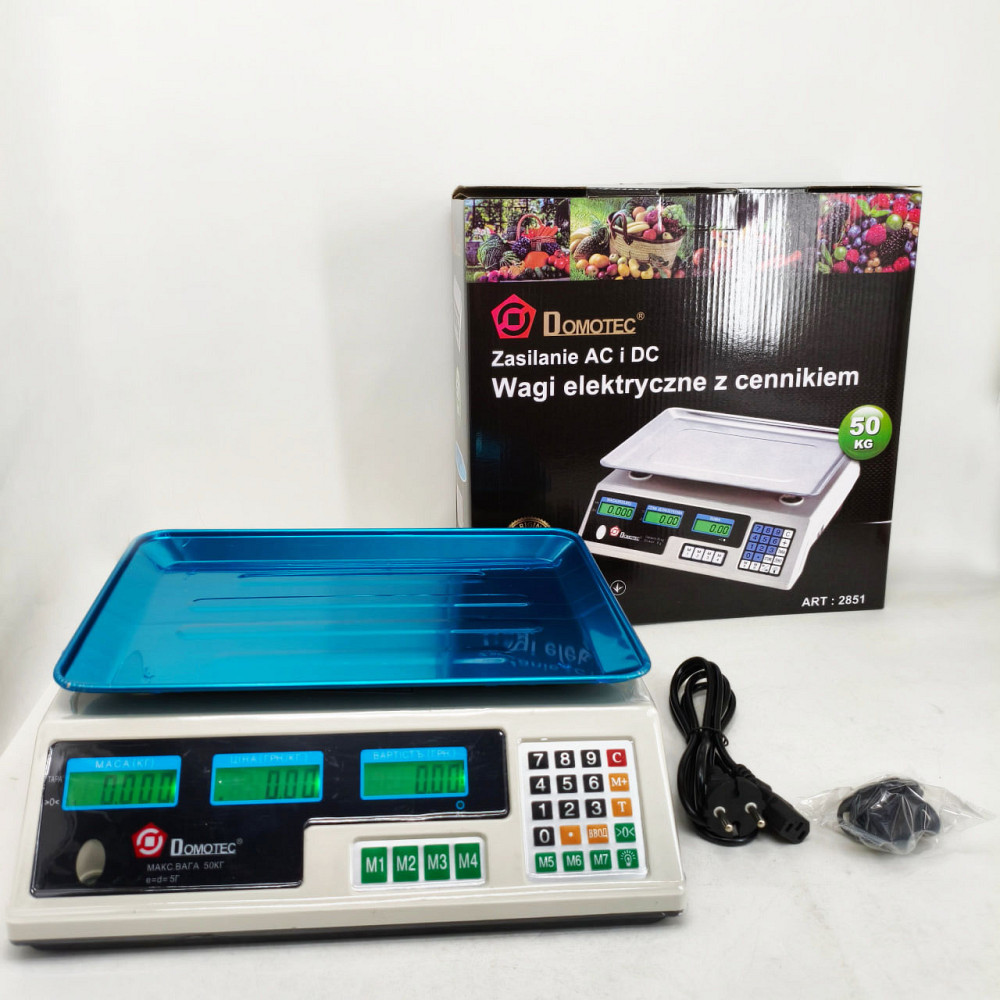 Ваги для комерційного використання, Настільні торгові ваги для підприємства QX-50 Львів - фото 5