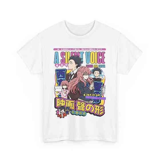 Футболка для хлопчика з аніме принтом Сілент Воіке Аніме Манга оверсайз (зріст від 165 до 180) Чорний AnimeJ0207m Дніпро