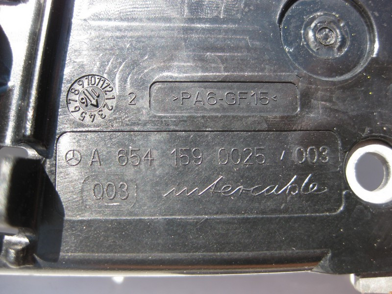 Mercedes-Benz  A6541590025 Дефектний - тріщина кабель канал електропроводки двигуна OM654 R4 2.0 Diesel C-Class W205 E-Class W213 C238 Одесса - изображение 3