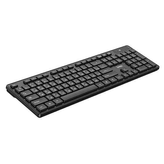 Клавіатура+миша HOCO GM17 Wireless business keyboard and mouse set(English Version) Black Київ
