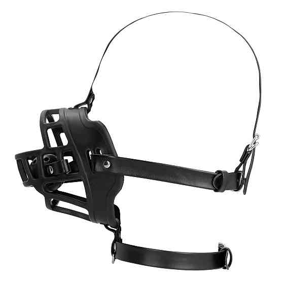 Маска-намордник с кляпом - Ouch! Xtreme Muzzle with Removable Ball Gag Sex Aura Киев