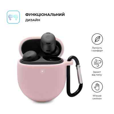 Чехол для наушников Armorstandart Hang Case для Google Pixel Buds Pro Pink (ARM75515) Винница