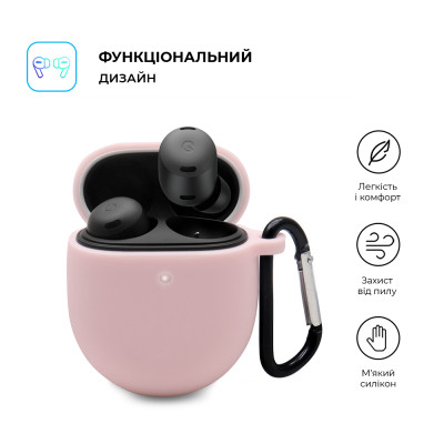 Чехол для наушников Armorstandart Hang Case для Google Pixel Buds Pro Pink (ARM75515) Винница - изображение 2