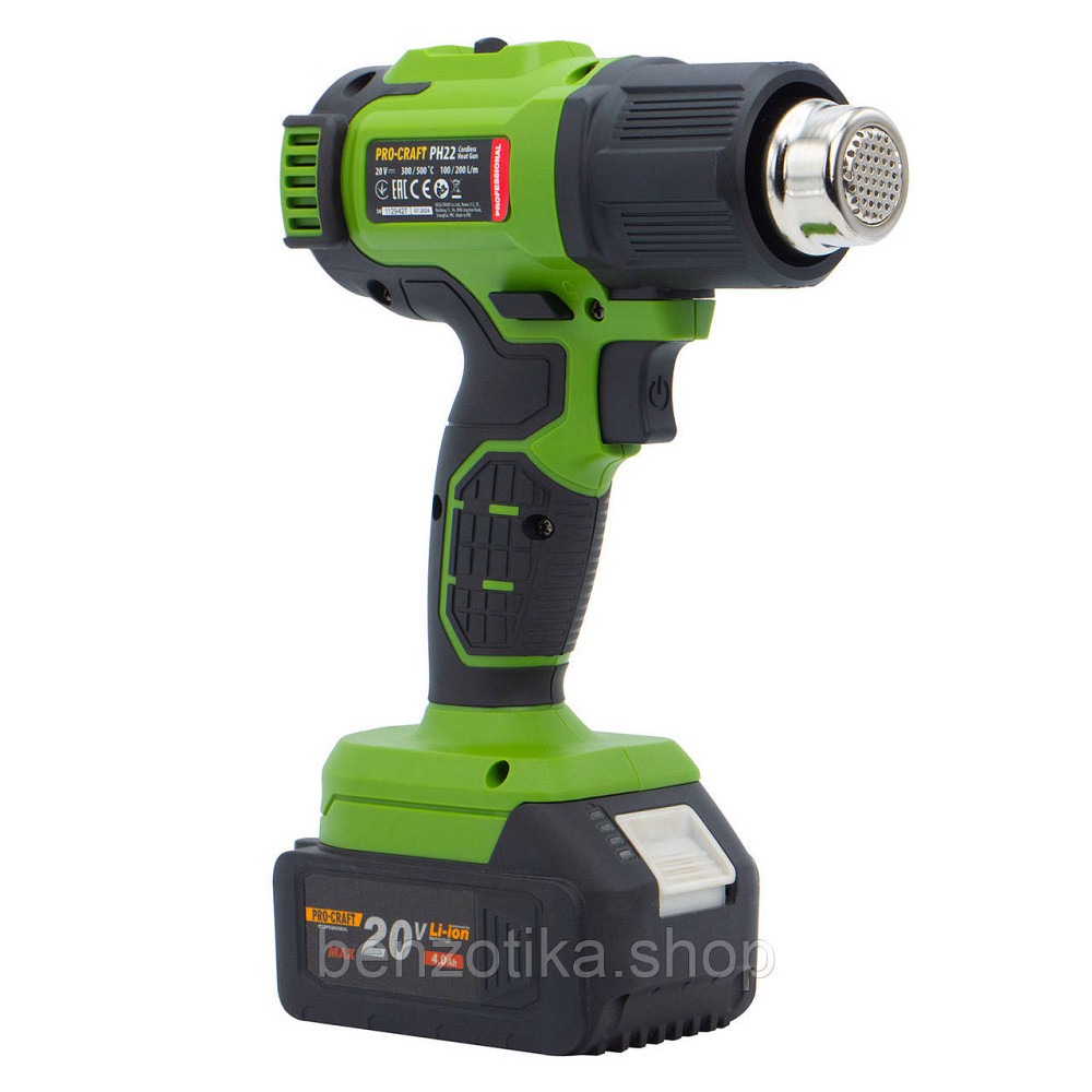 Акумуляторний фен промисловий Procraft PH22 (без акб та зп) Киев - изображение 4