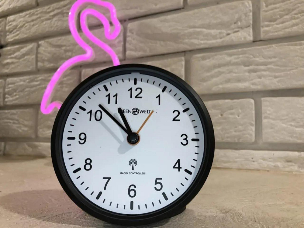 Часы будильник Ideen Welt настольные с радиоконтролем,LED Германия Ровно - изображение 2