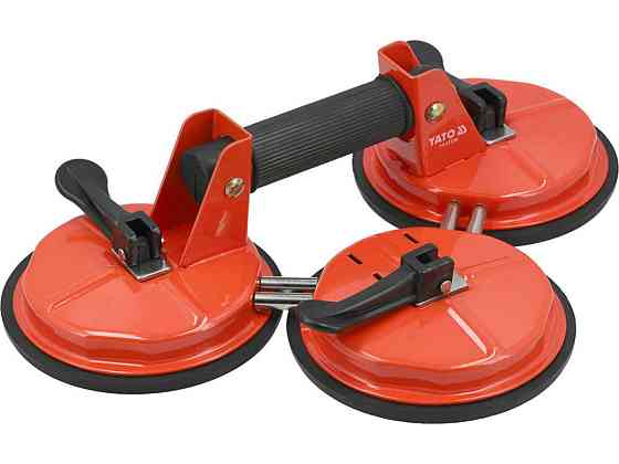 Присосок вакуумний YATO: 3 чашки Ø= 150 мм, m = 155 кг [10] Одеса