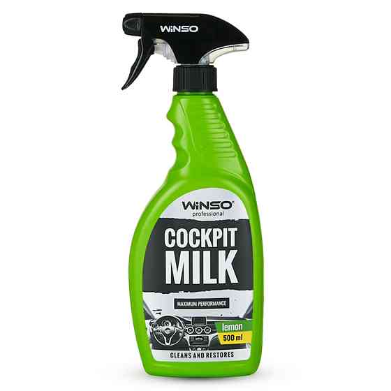 Полироль-молочко для панели приборов Winso Cockpit Milk Lemon 500мл Львов