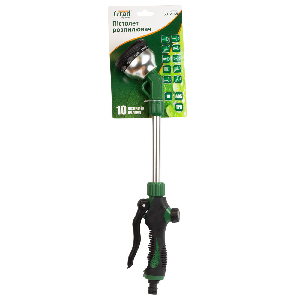 Пистолет-распылитель 10 режимов с удлинителем 400мм (металлический) GRAD (5012135) Киев - изображение 6