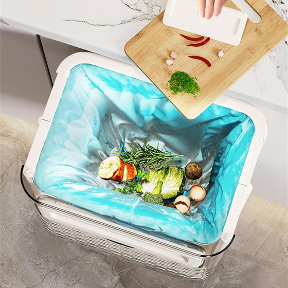 Складной контейнер для мусора, бак для отходов, органайзер для кухни, подвесной мусорный контейнер, 10 л, Каменец-Подольский