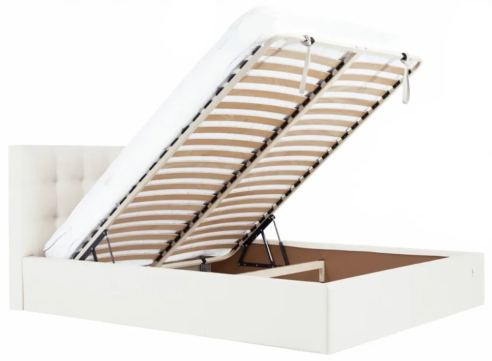 Кровать Двуспальная Chester Comfort 160 х 200 см Fly 2200 С подъемным механизмом и нишей для белья Белый Днепр - изображение 20