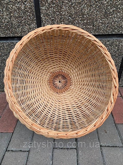 Люстра куля плетена з лози Київ - фото 2