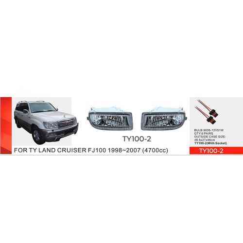 Дополнительные фары для Toyota Land Cruiser FJ100 1998-2007 TY-100-2 9006 12V 51W Харьков