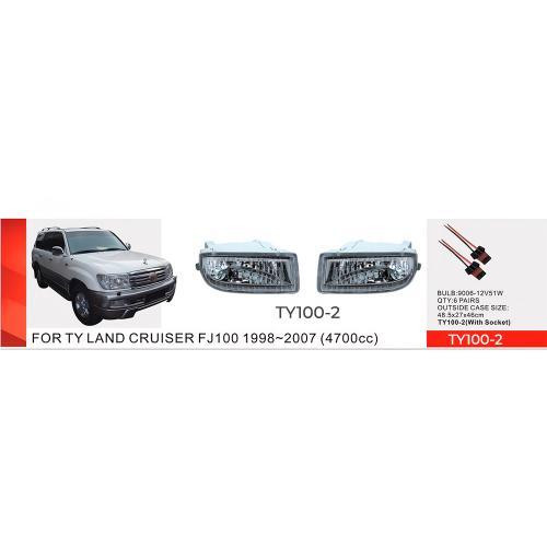 Дополнительные фары для Toyota Land Cruiser FJ100 1998-2007 TY-100-2 9006 12V 51W Харьков - изображение 1