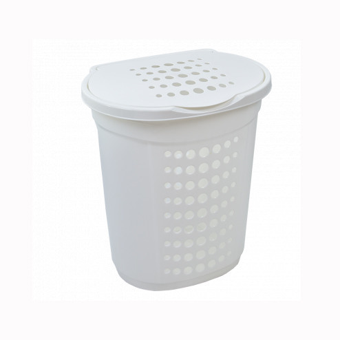 Корзина для белья 60 л цвет Белая, Алеана. Одесса - изображение 1