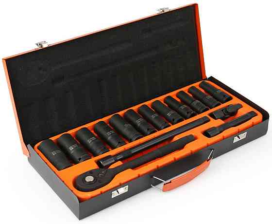 Набор торцевых головок 1/2″ с трещоткой от 10 до 24 мм в кейсе Mar-Pol (M58232) Нововолынск