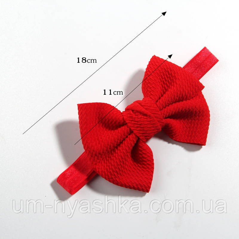 Бант на резинке красный Кривой Рог - изображение 1