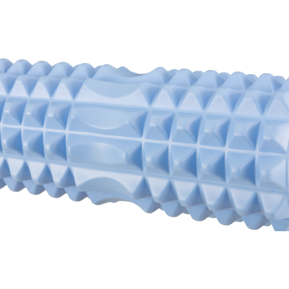 Масажний ролик Gymtek для йоги та фітнесу EVA 33*10,5см голубий Київ - фото 3