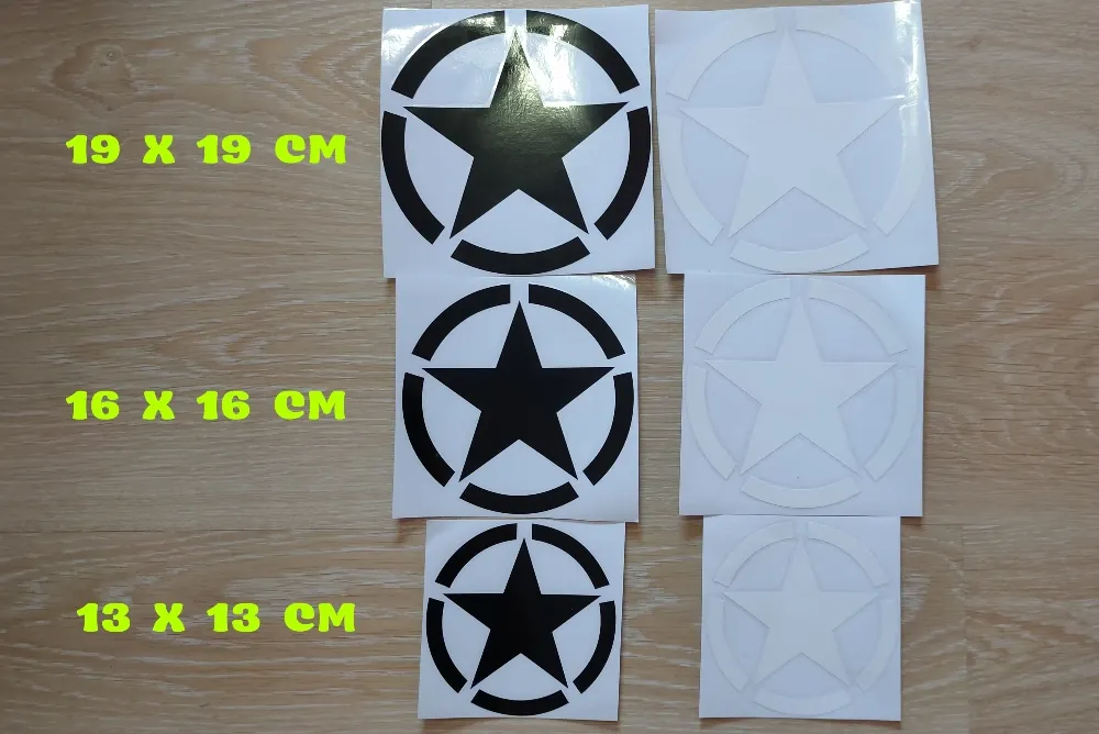 Наклейка на авто Звезда Большая Киев - изображение 4