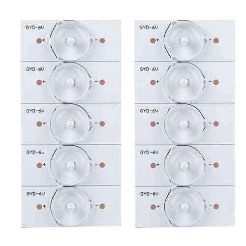LED сегмент 10шт 6В для планки лампи підсвітки РК телевізора Вінниця
