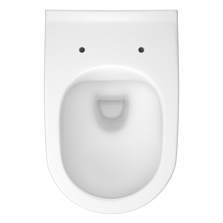 CET 471 ZIP SIMPLE ON підвісний унітаз у комплекті із сидінням дюропласт із плавним закриванням Київ - фото 2