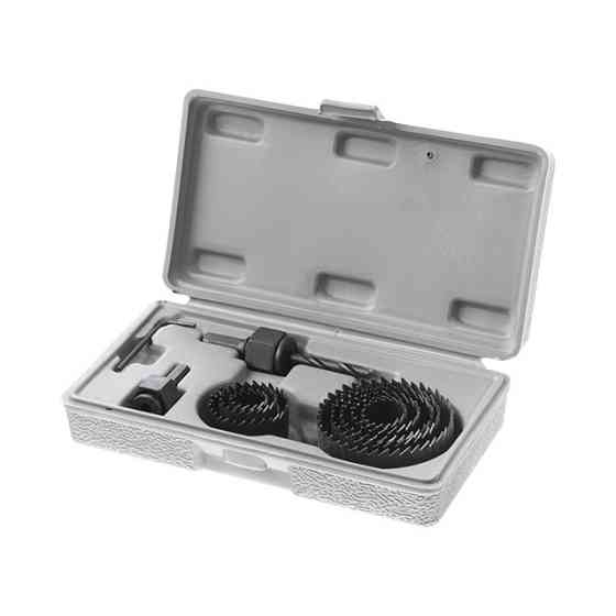 Набір корончатих свердел по деревині, 11 од., 19-64 мм INTERTOOL BT-0023 Киев