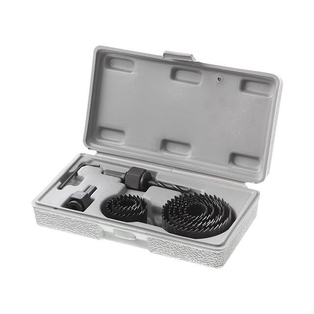 Набір корончатих свердел по деревині, 11 од., 19-64 мм INTERTOOL BT-0023 Київ - фото 1