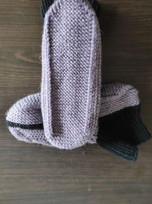 Тапочки-носки теплые вязаные (ручная работа)  топ Киев - изображение 4