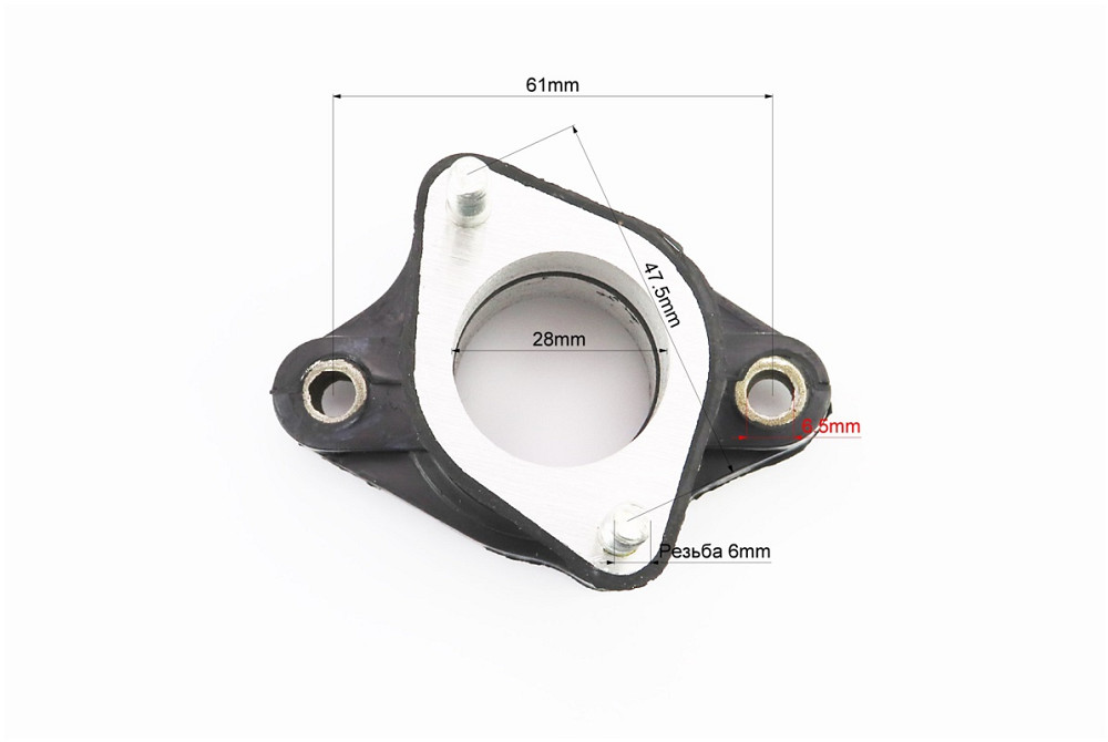 Патрубок карбюратора гумовий Київ - фото 3