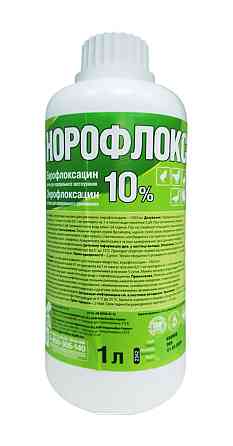 Норофлокс (Енрофлоксацин)10% оральний 1 л O.L.KAR Вінниця