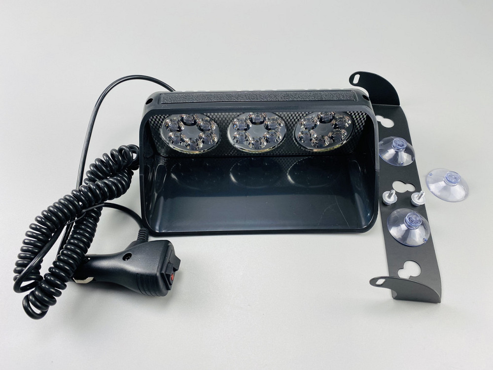 Проблисковий світлодіодний маячок мигалка лампа S18 стробоскоп 9-80V (18 led діодів) Мукачево - фото 7